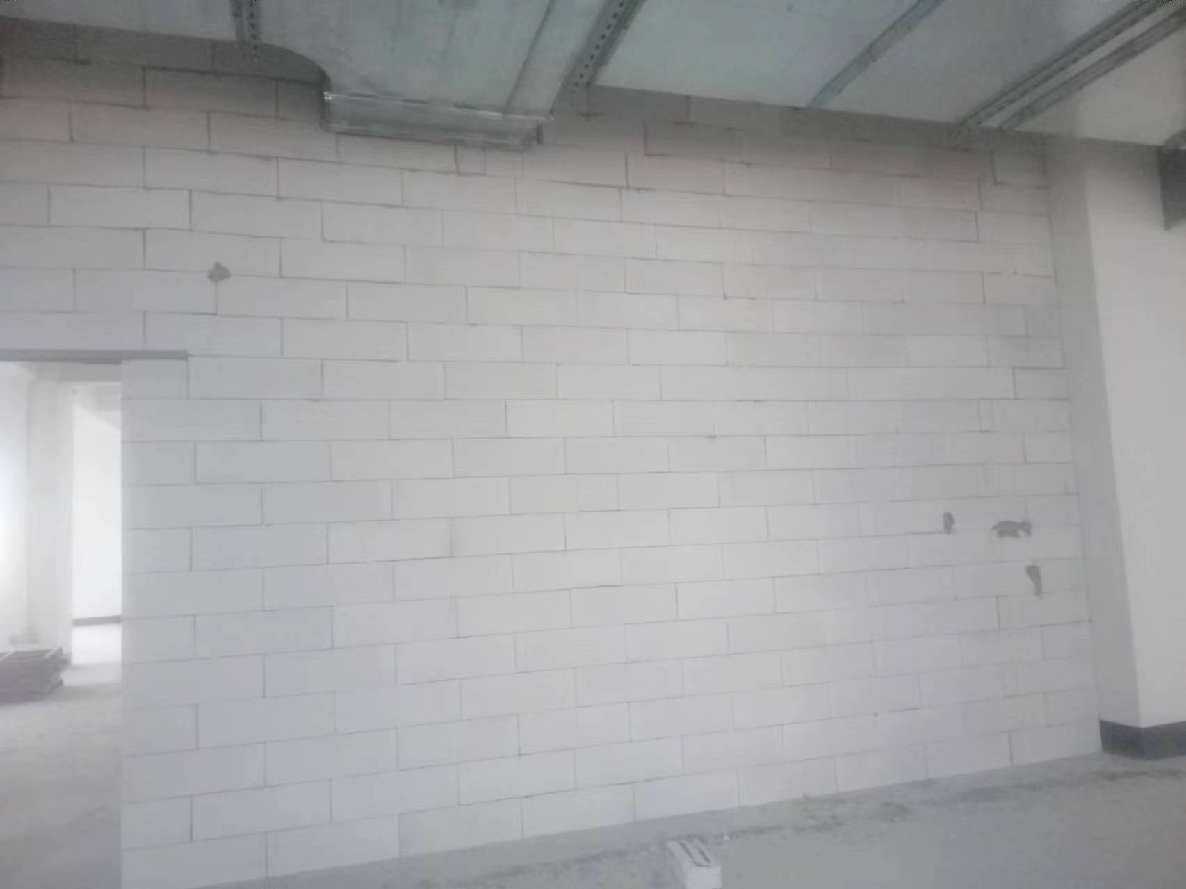 轻质砖隔墙现场 4